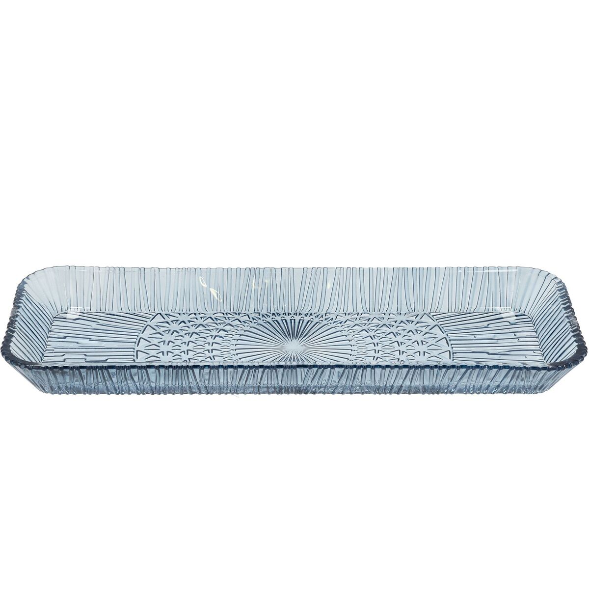 Kusintha serveringsfat 38 x 14 cm, blå