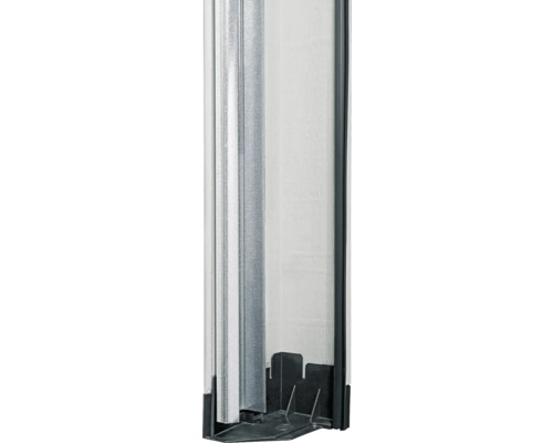 ARON Classic Garagedeur Sectionaaldeur L-profiel Planar RAL 9016 Verkeerswit 2500x2125 mm incl. Garagedeuropener, 2-knops handzender