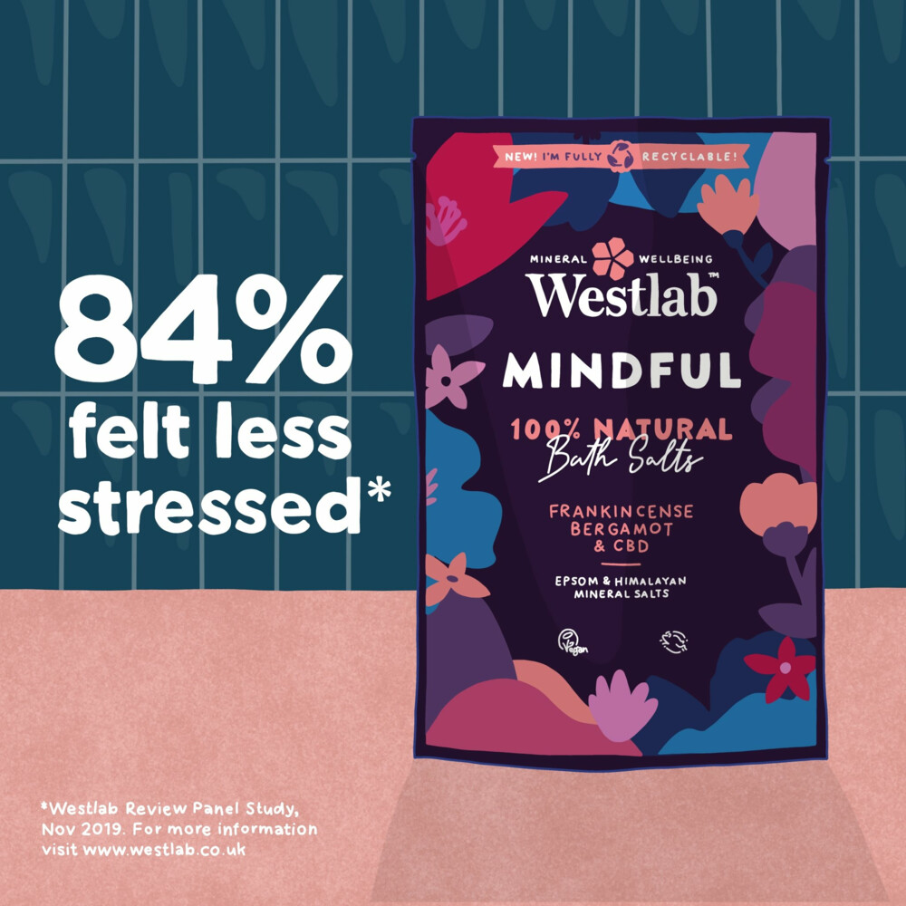 Westlab 100% Natuurlijk Badzout Mindful1000 gr