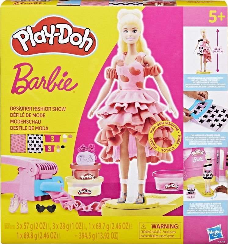 Play-Doh - Barbie Designer Modeshow - Speelset - Boetseerklei