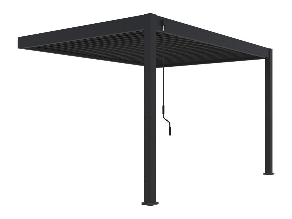 Novum ORION Wall 300 x 400 cm terrasoverkapping - Black