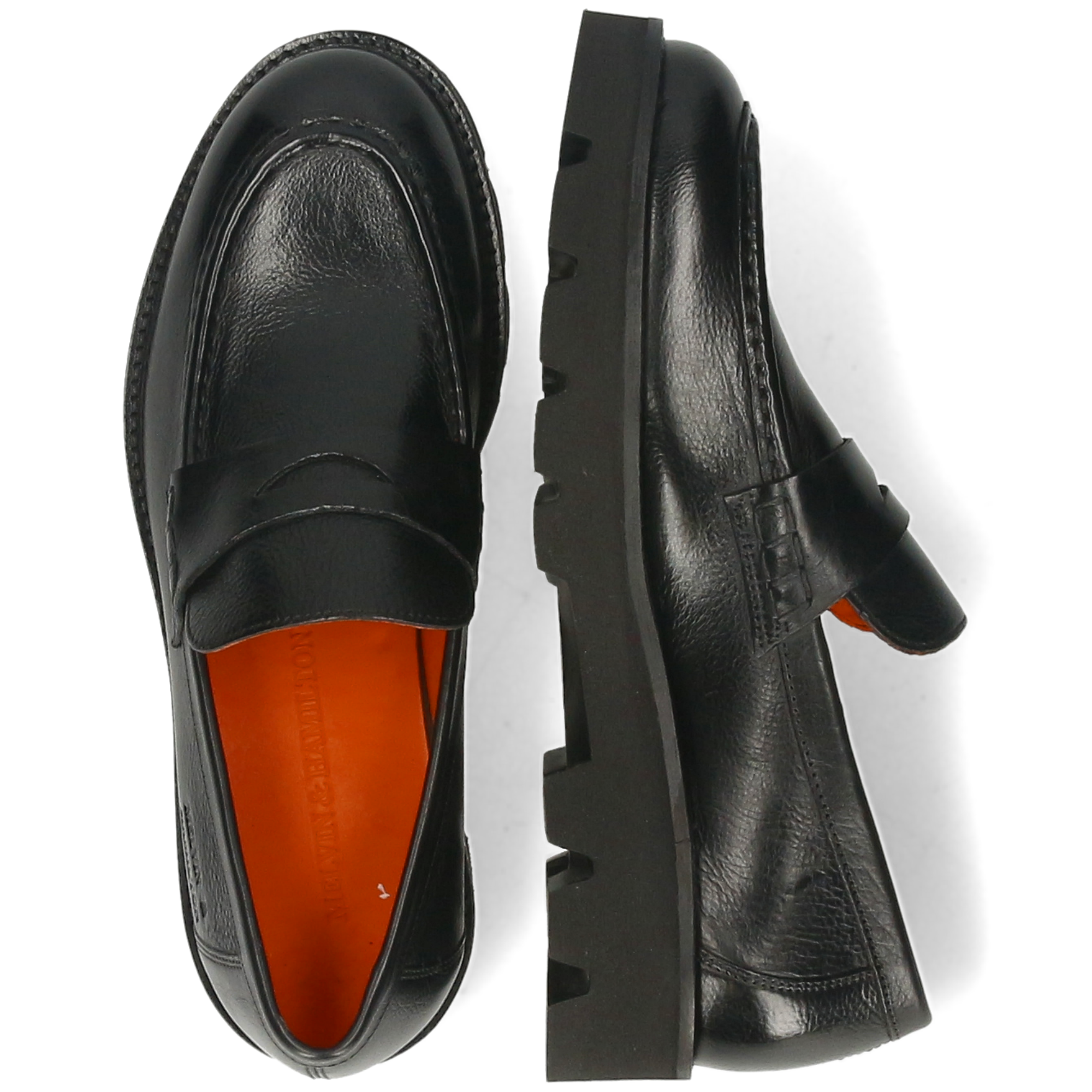 JADE 6 - Mocassins à semelle plateforme | Noir