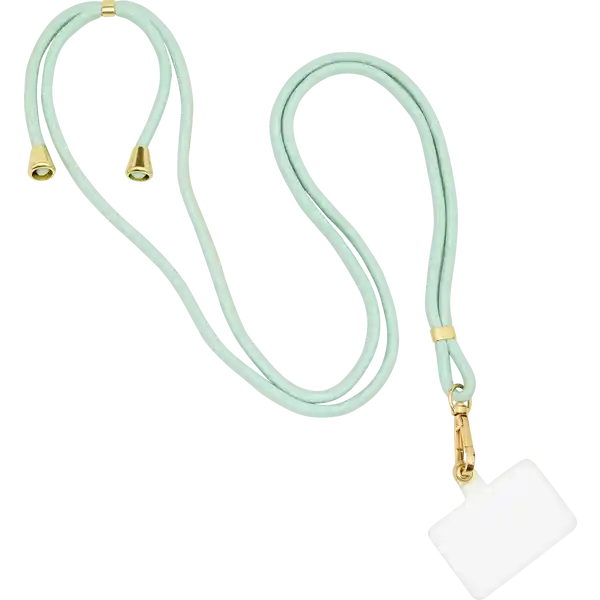 Handykette mit Pad grün und gold