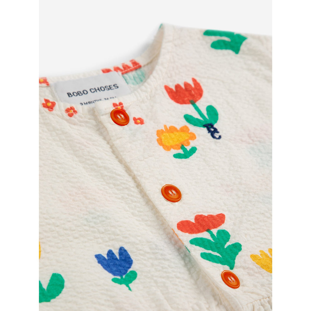 Køb Bobo Choses Offwhite Garden Party All Over Woven Overall