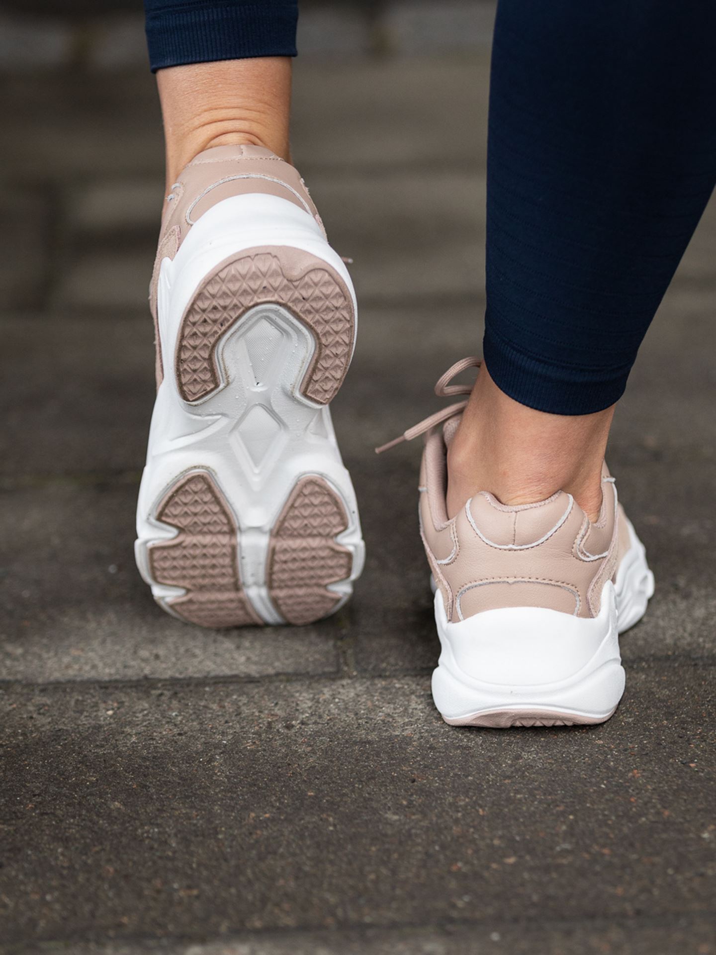 Chunky Leather Trainers