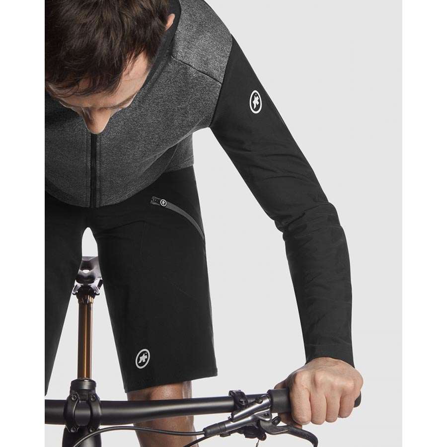 Assos TRAIL Spring/Fall MTB Fietsjack Zwart/Grijs Heren