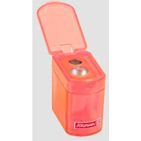 BRUNNEN Dosenspitzer „Klicki“ neonrot