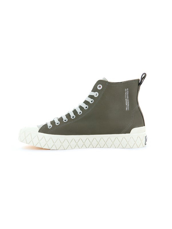 PALLA ACE MID LEATHER DUSKY GREEN - Palladium