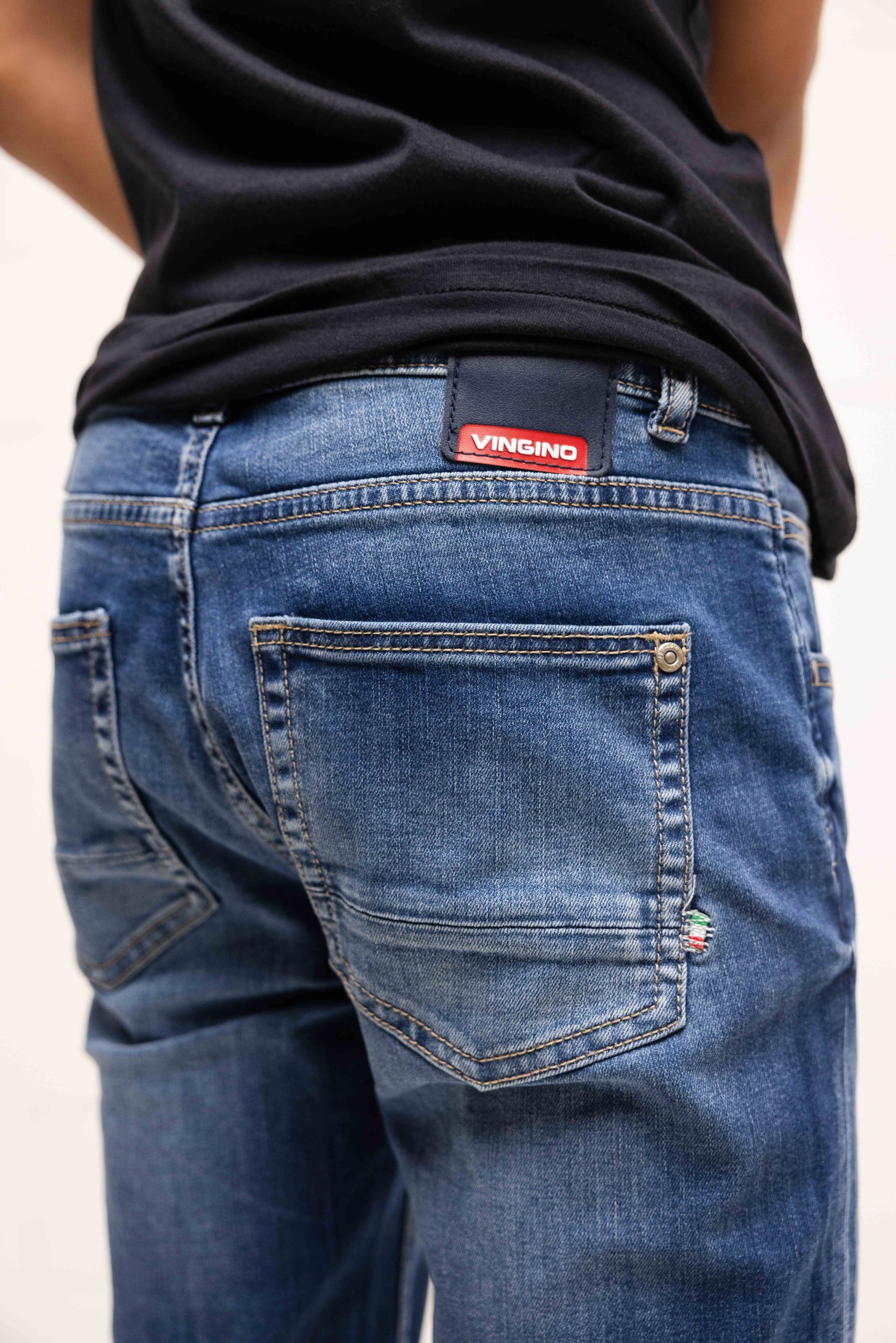 Vingino Diego Cruziale Jeans Kids Blauw