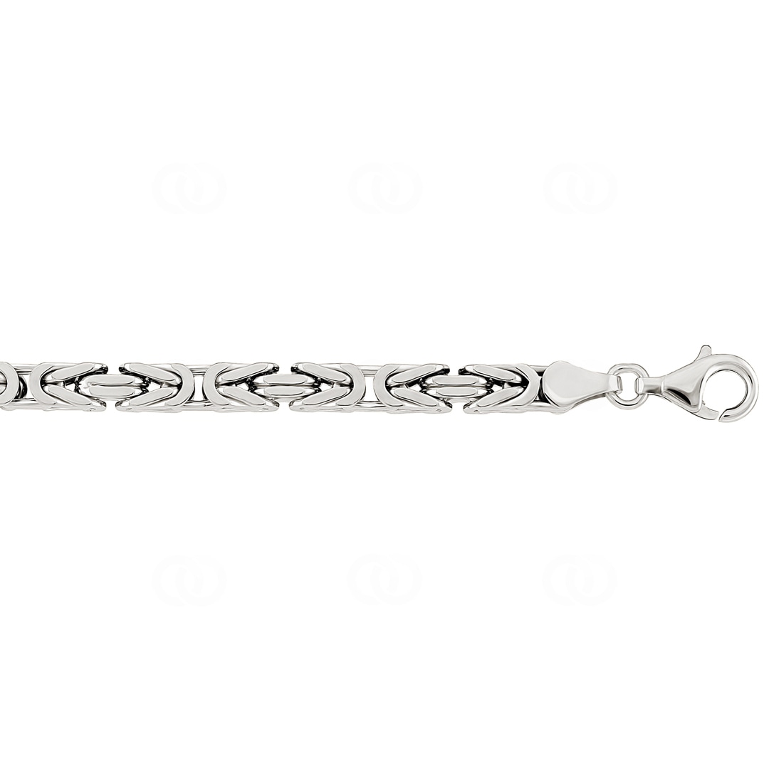 Königsarmband klassisch 925 Silber 4.5mm