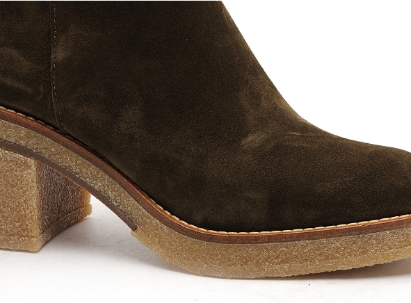 Alpe boots bottine talons femme 2626 kaki