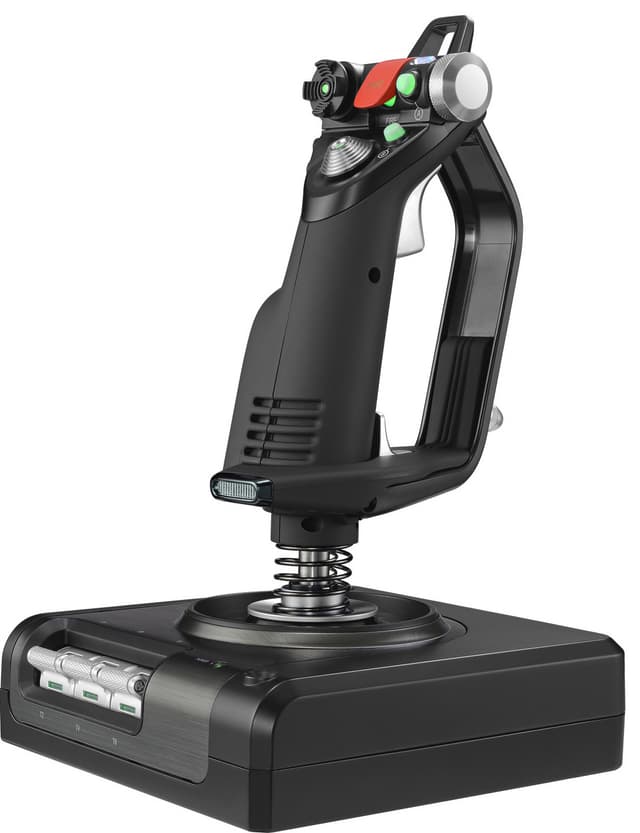 Logitech G Saitek X52 Pro kontrolsystem til flyvning