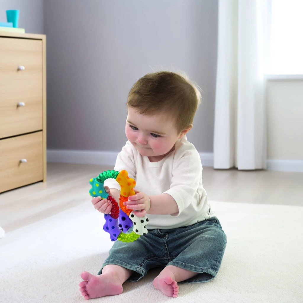 PLAYGRO Klik en draai rammelaar