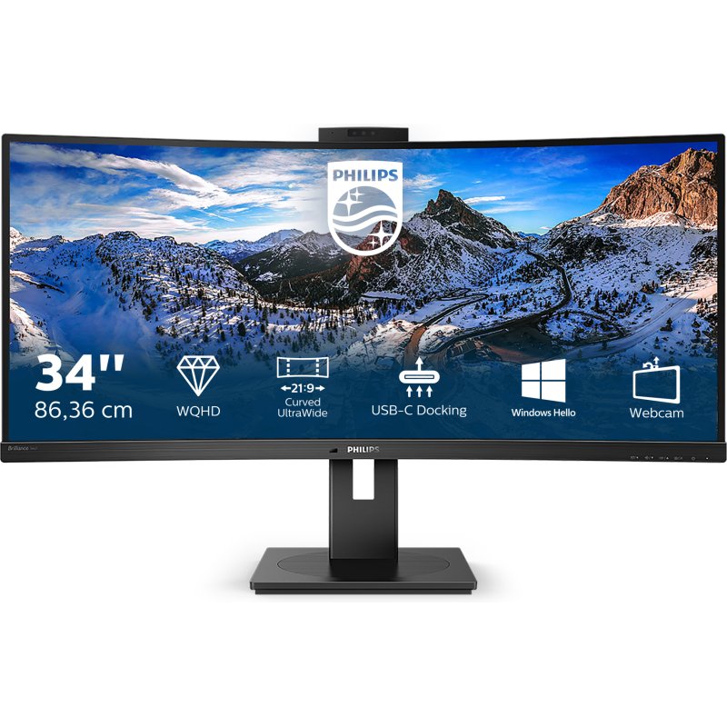 Philips P Line 346P1CRH/00 écran plat de PC 86,4 cm (34