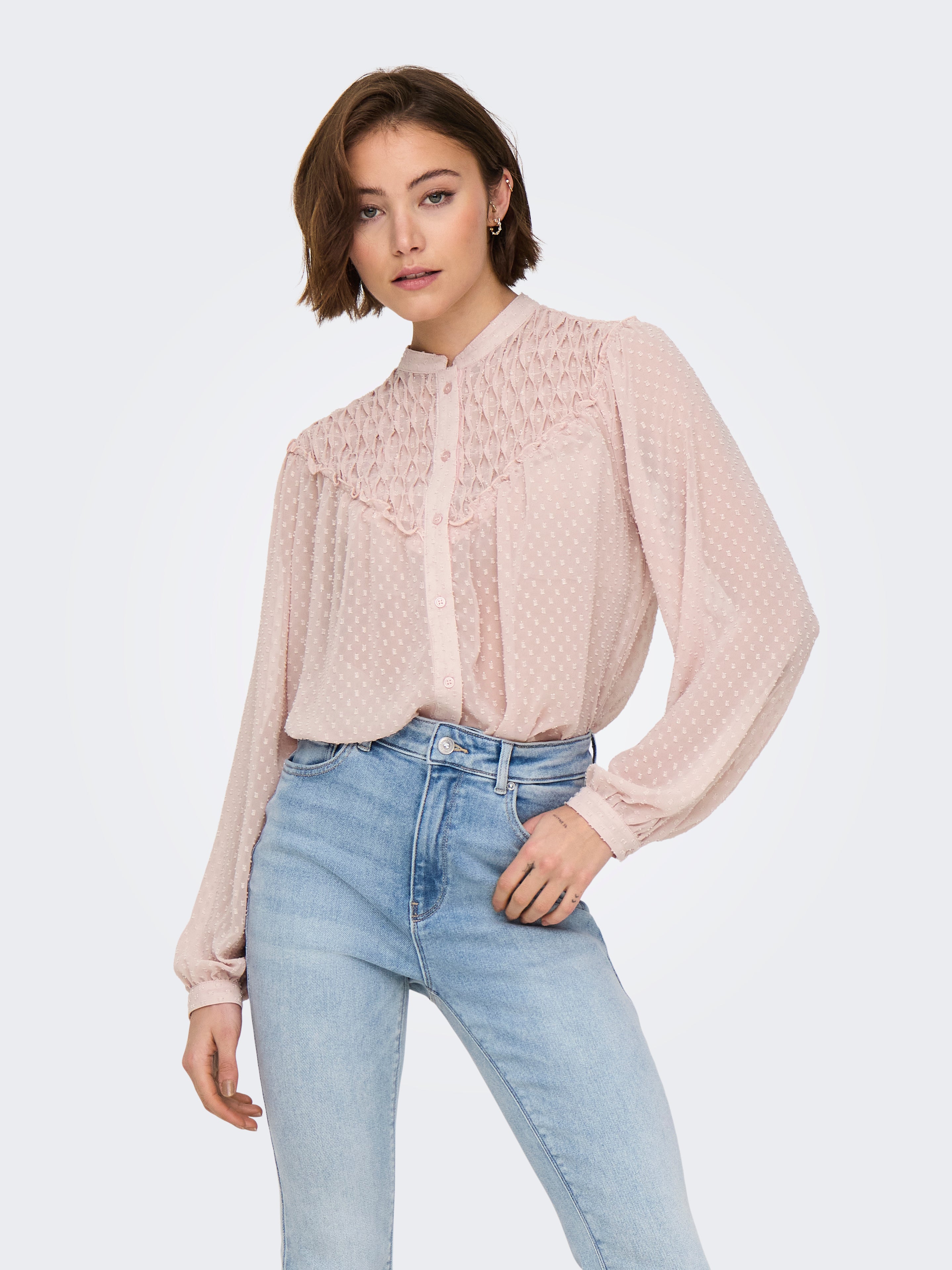 ONLCHADIA T-shirt Rose Smoke