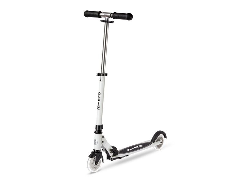 Micro Mobility Scooter Micro Sprite Glow LED White Klappbarer Scooter