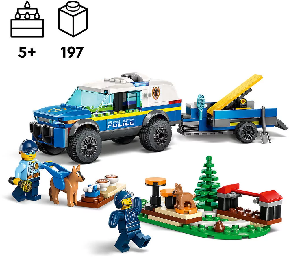LEGO®CITY 60369 - LE DRESSAGE DES CHIENS POLICIERS
