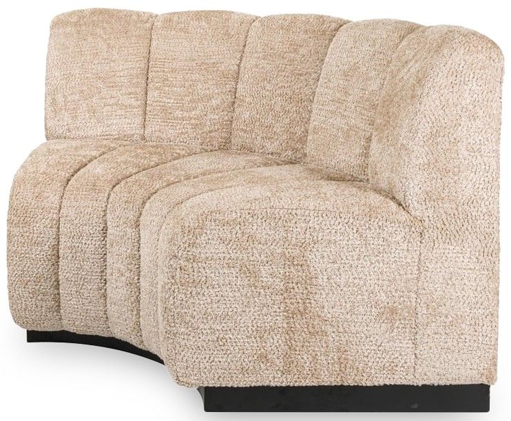 Eetkamerbank S4620 Corner Lovely Beige Hillpark B170 x D80 x H90 cm