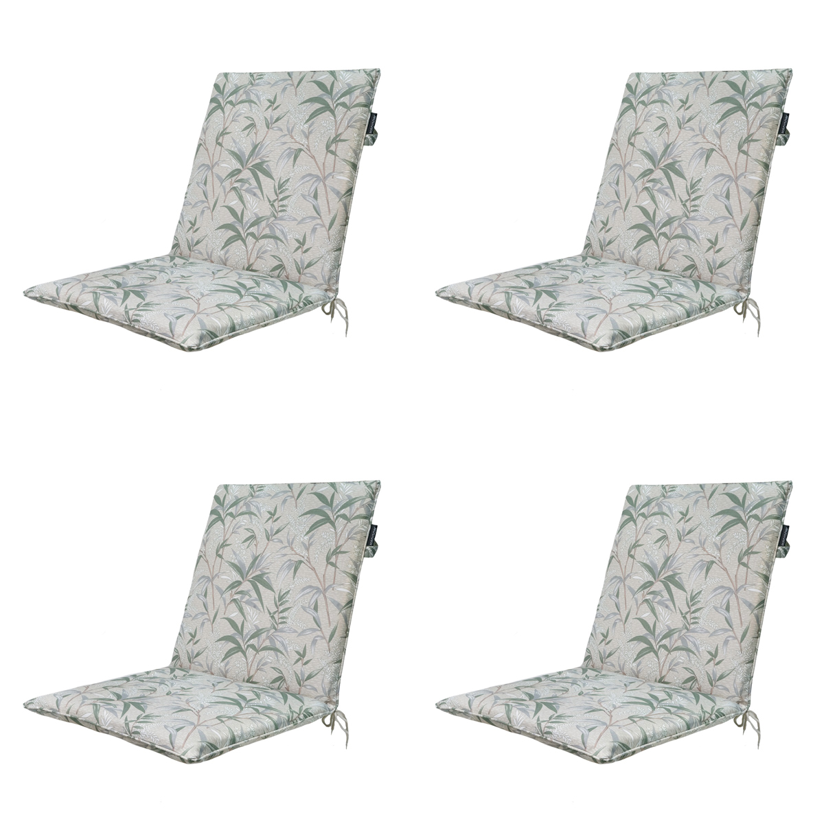 Madison Palma natural Stapelstoelkussen - Set van 4