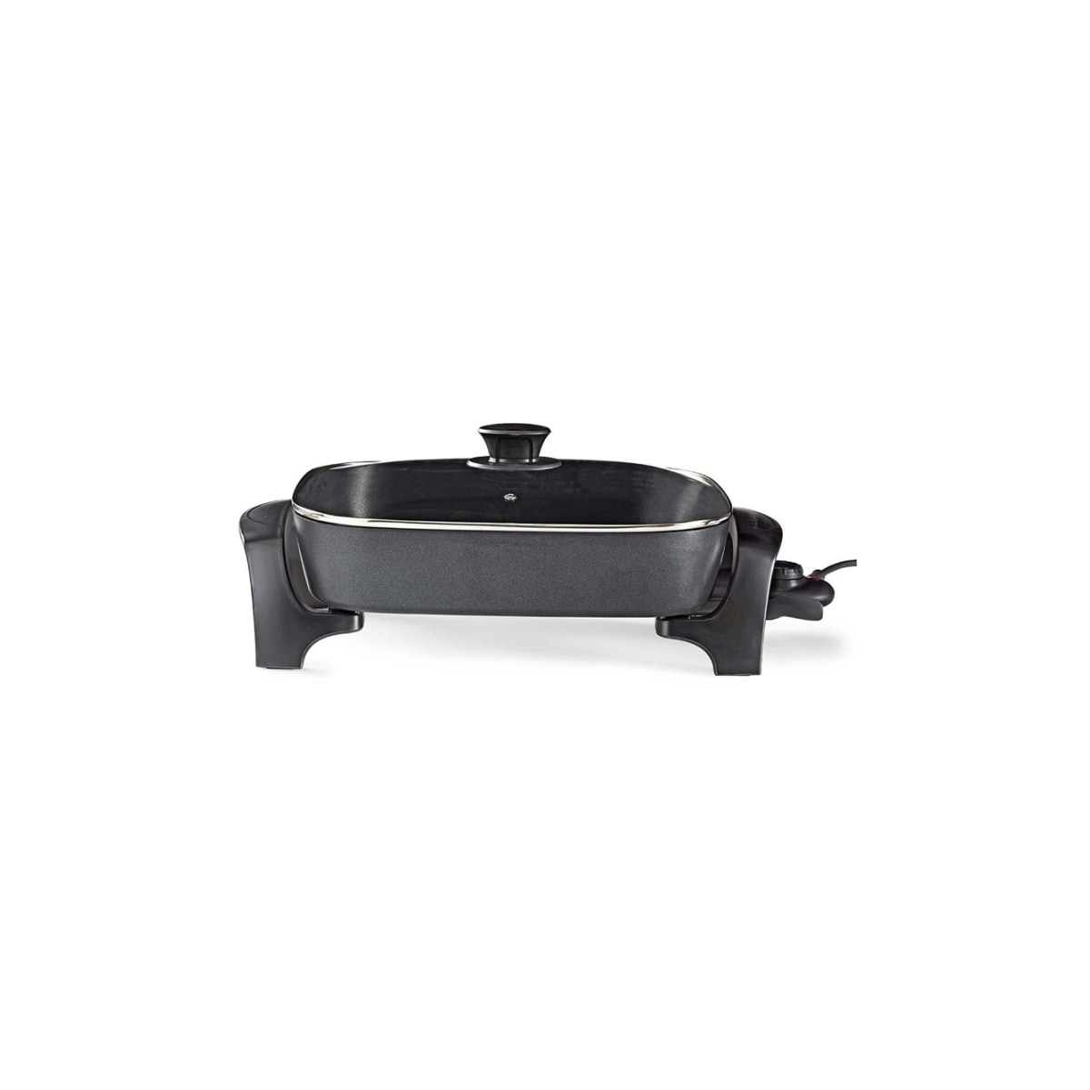 Nedis Elektrisk Stekepanne | 40 cm | Solid konstruksjon i aluminium