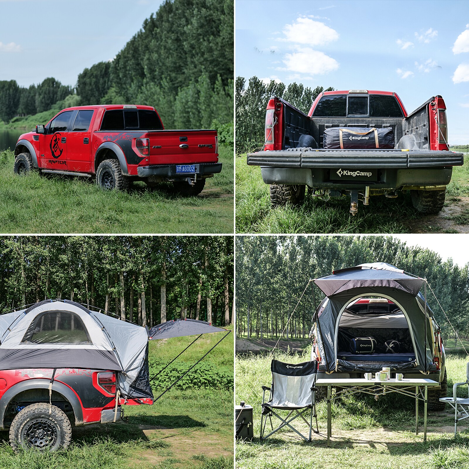 KINGCAMP Pickup Zelt 2 Personen LKW Bett Zelt Innenzelt Truck Ladefläche Camping