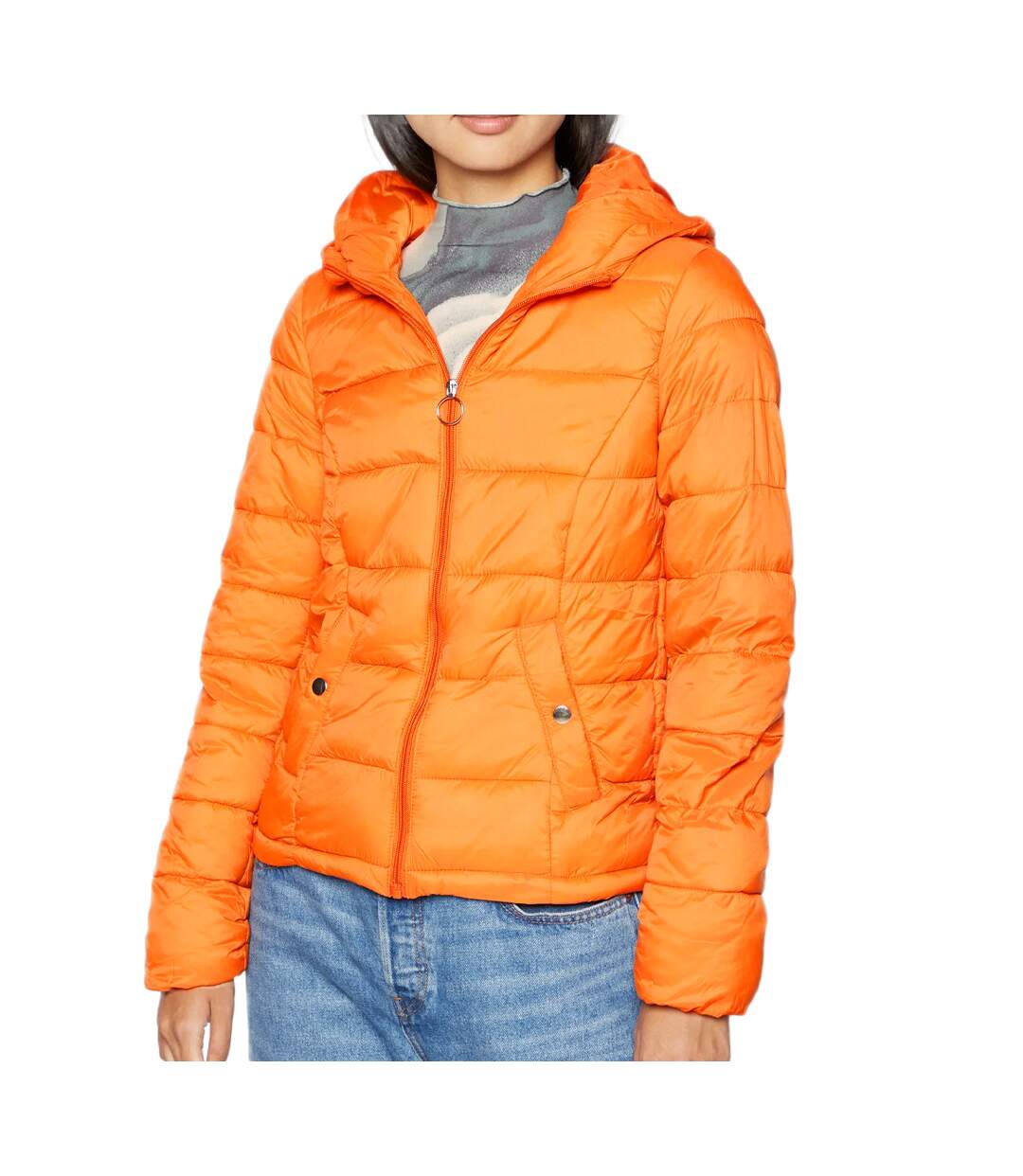 Doudoune Orange Femme JDY Zulu