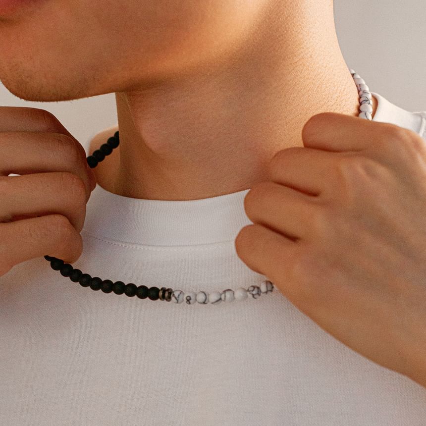 Gretlyn - Ketting met imitatie-edelsteenkralen (verschillende ontwerpen)