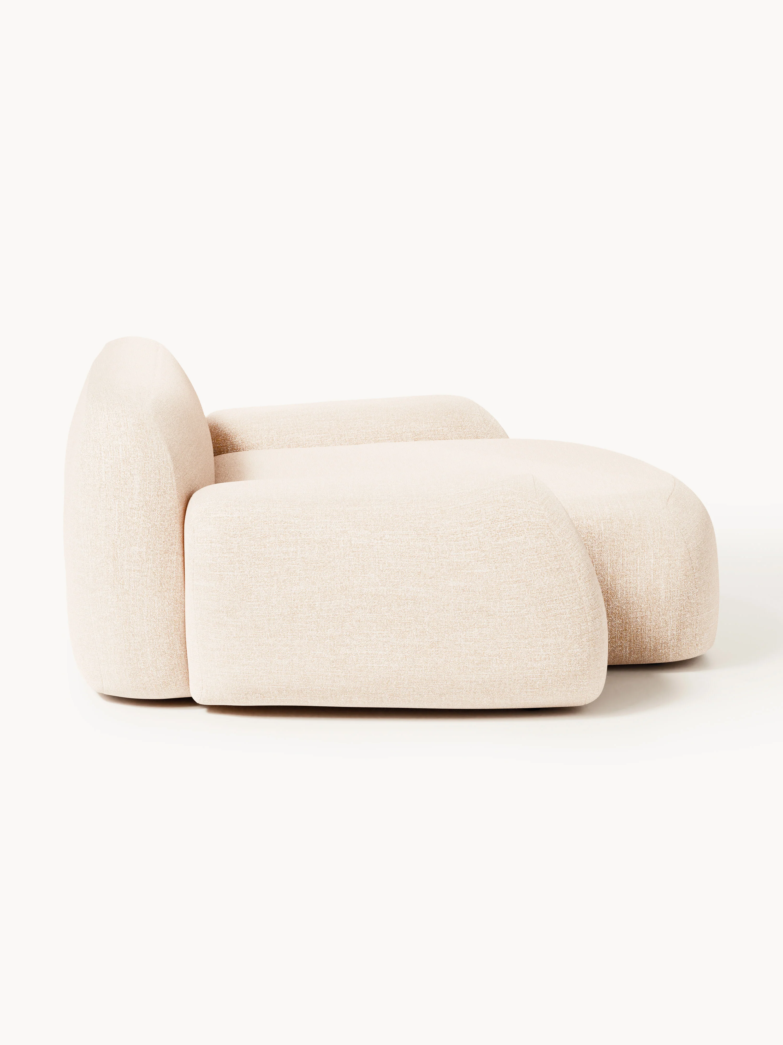 XL bouclé loungefauteuil Wolke