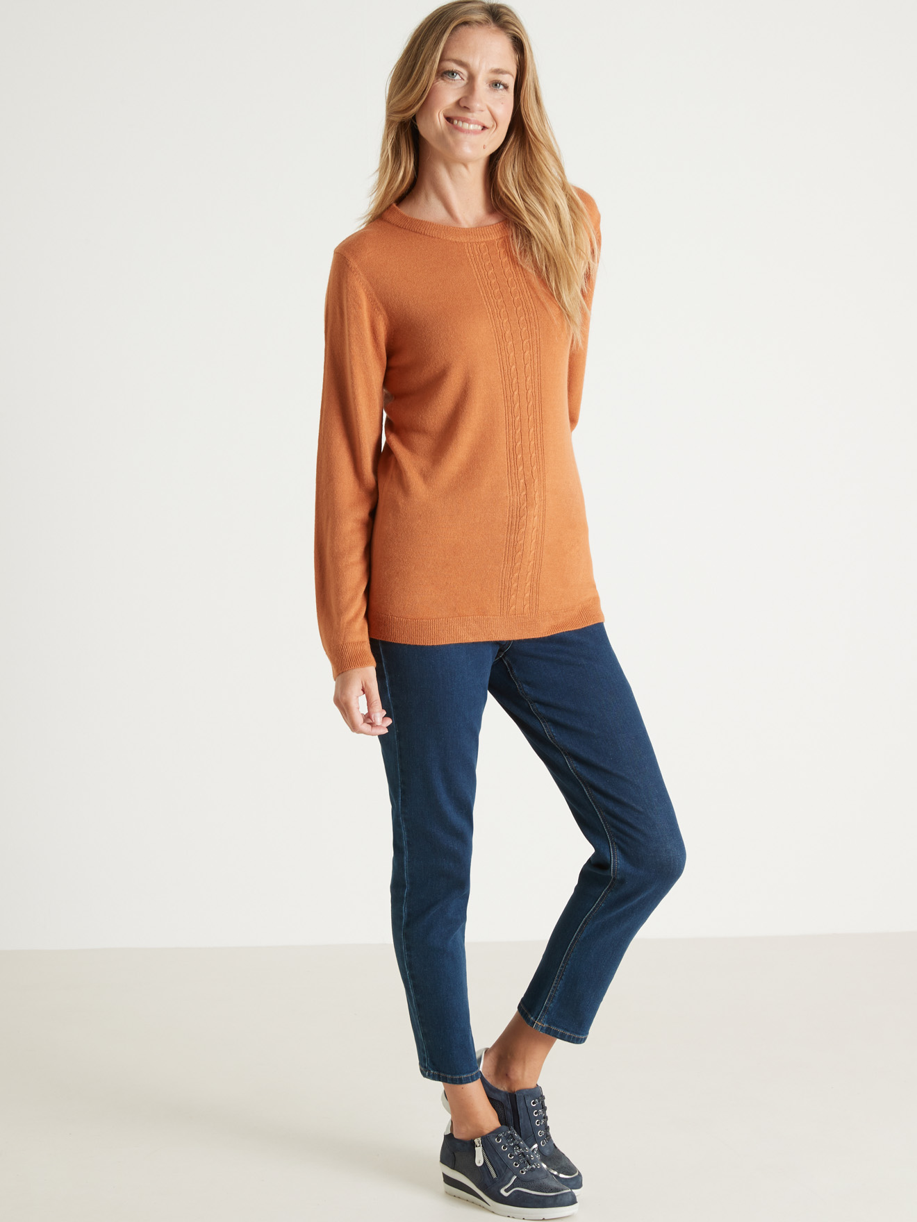 Pull toucher cachemire