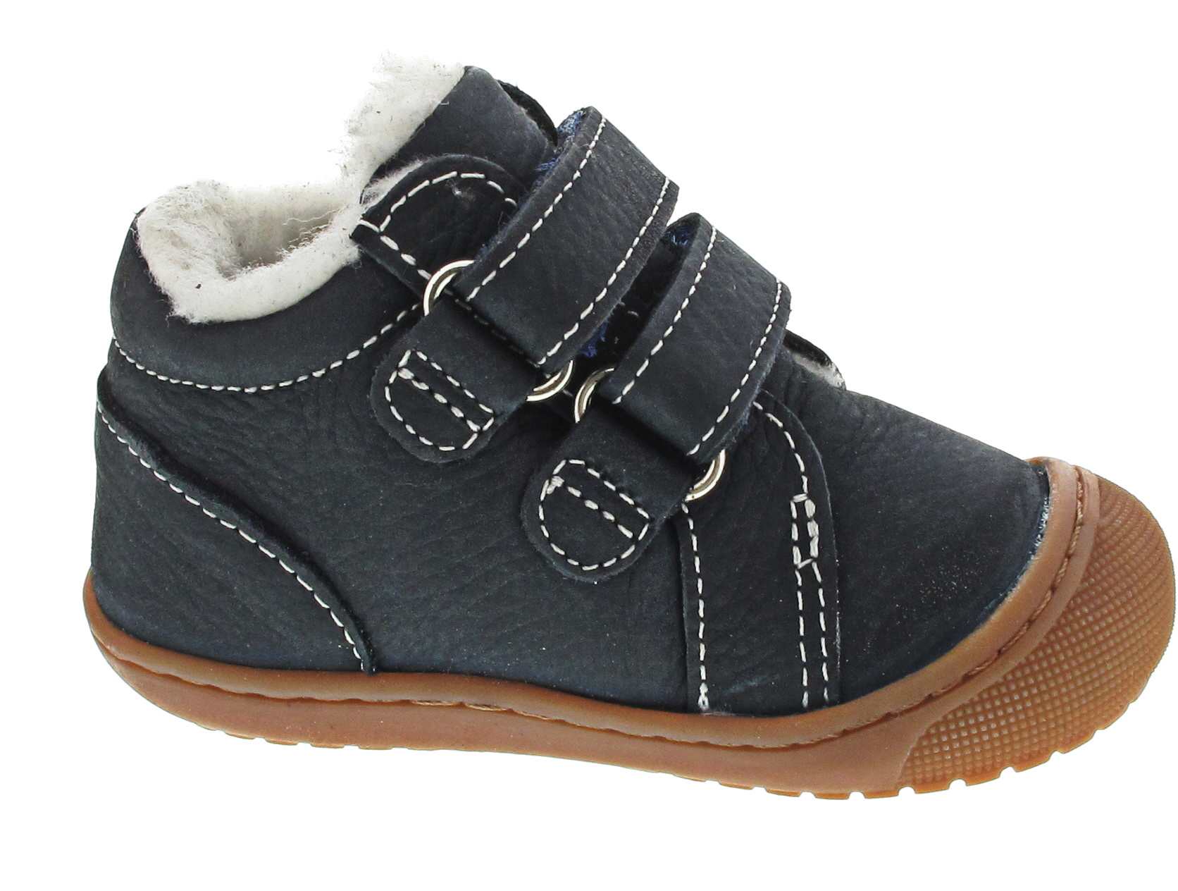 Lurchi Iru Lauflernschuh Klett blau
