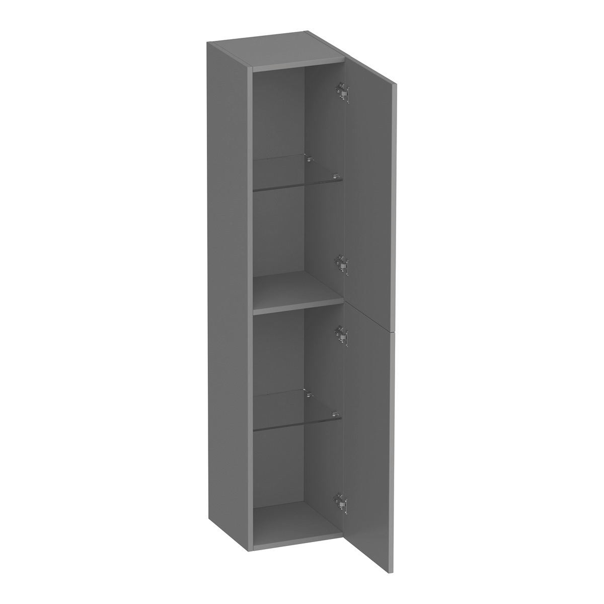 Brauer Trust kolomkast 160cm links- of rechtsdraaiend grijs mat