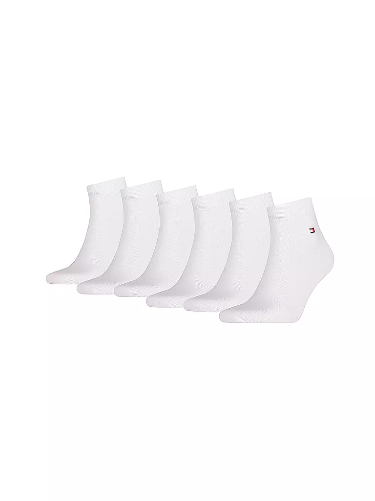 TOMMY HILFIGER Sneaker Socken 6er Pkg. White weiss