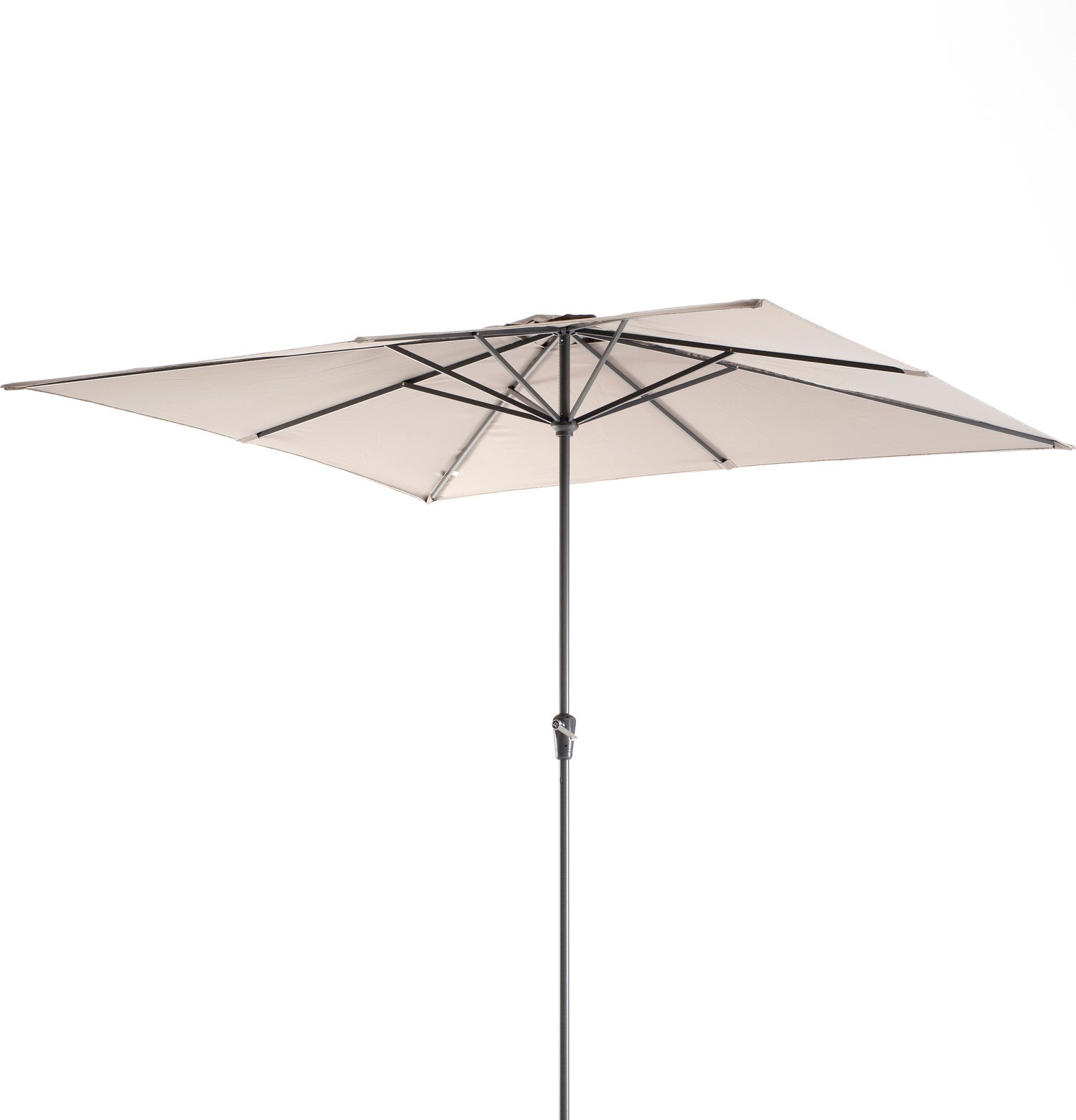 Intratuin parasol Pallini taupe 80+UV 280 x 280 cm