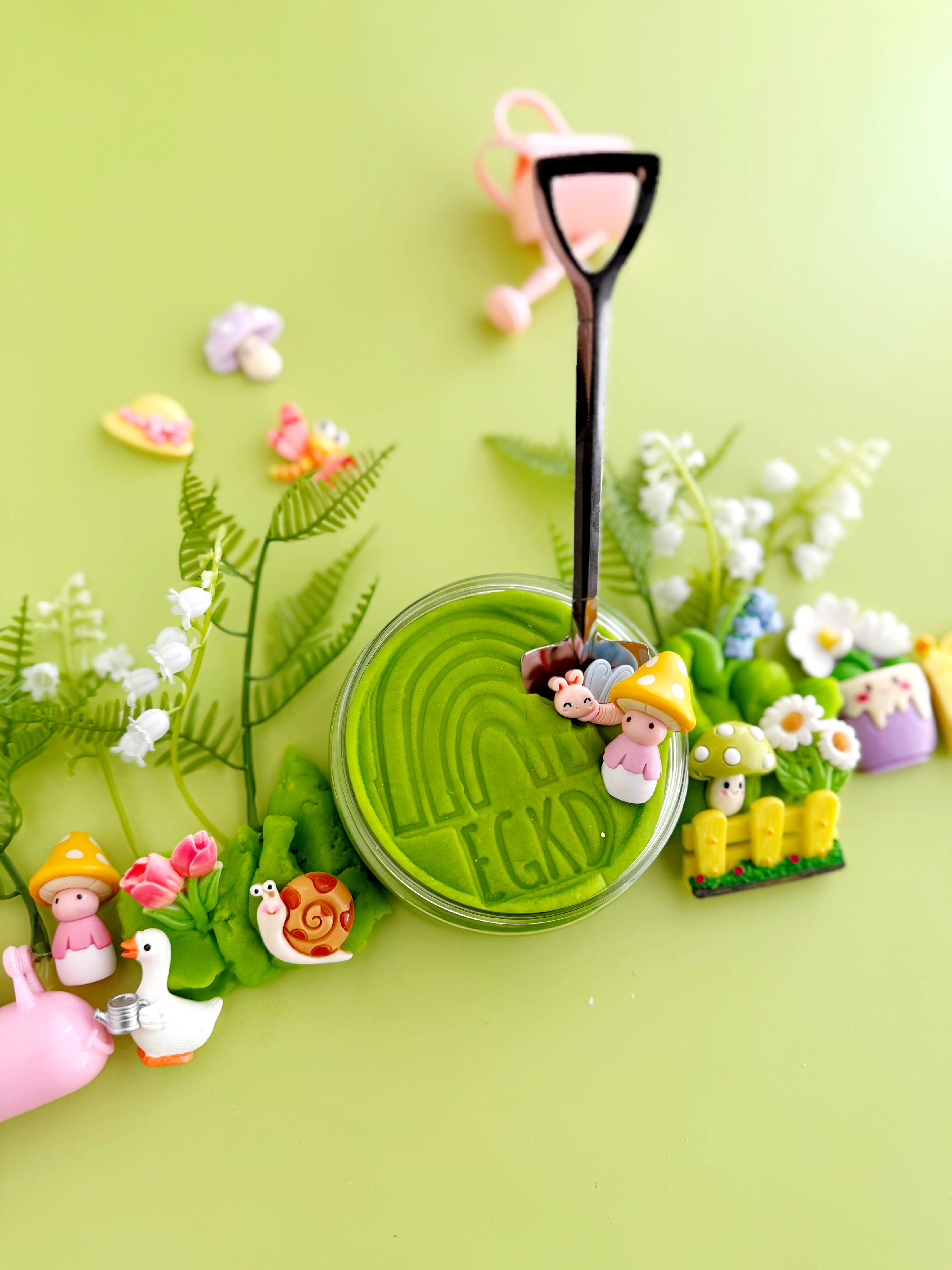 Knete Set Garten