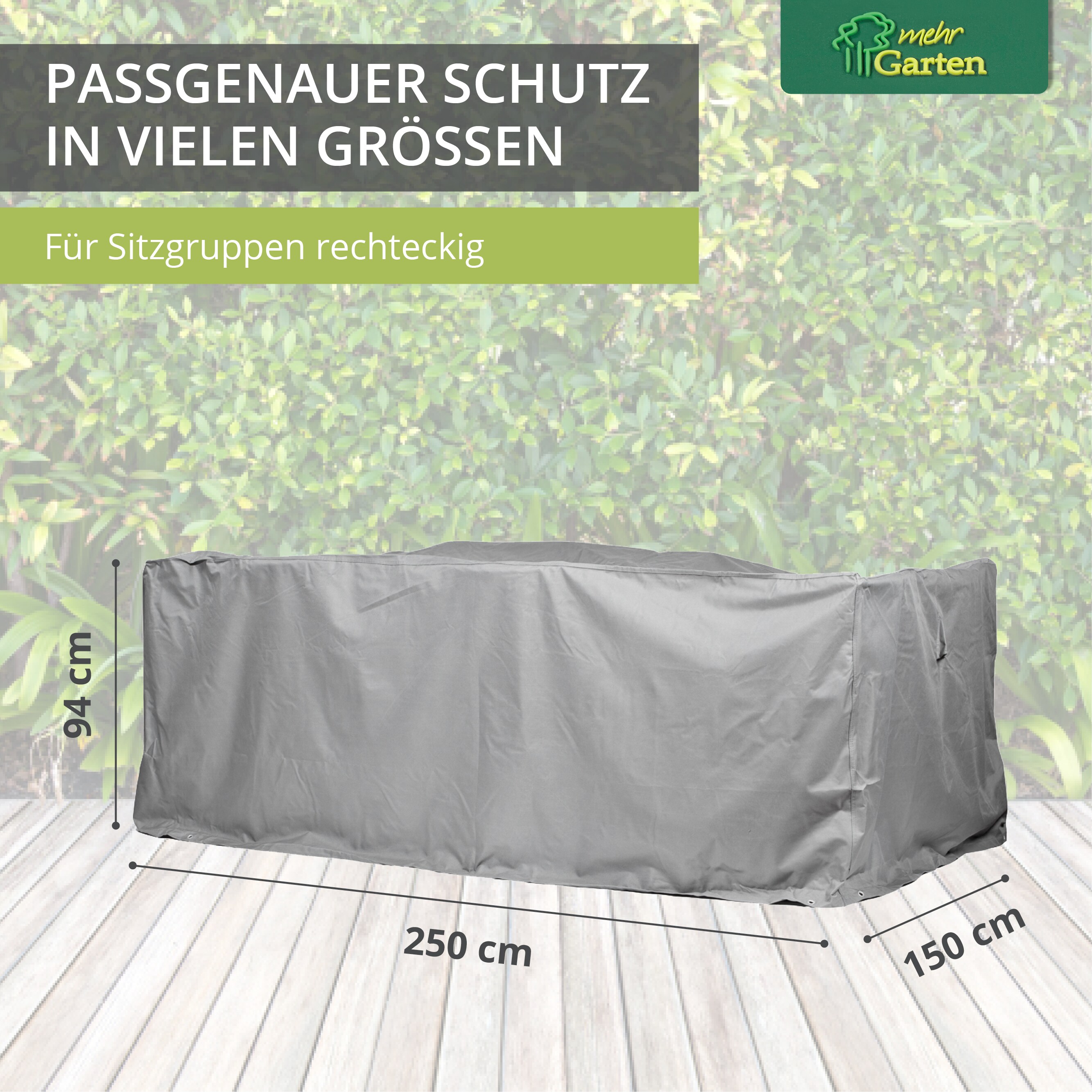 Premium Schutzhülle für Sitzgruppe rechteckig