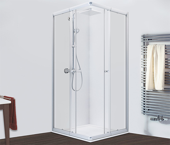 Breuer® Dusche »Ektos« Eckeinstieg mit Schiebetür