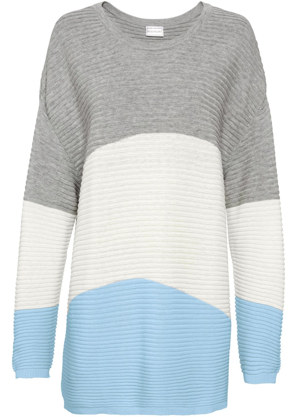Pull à motif côtelé