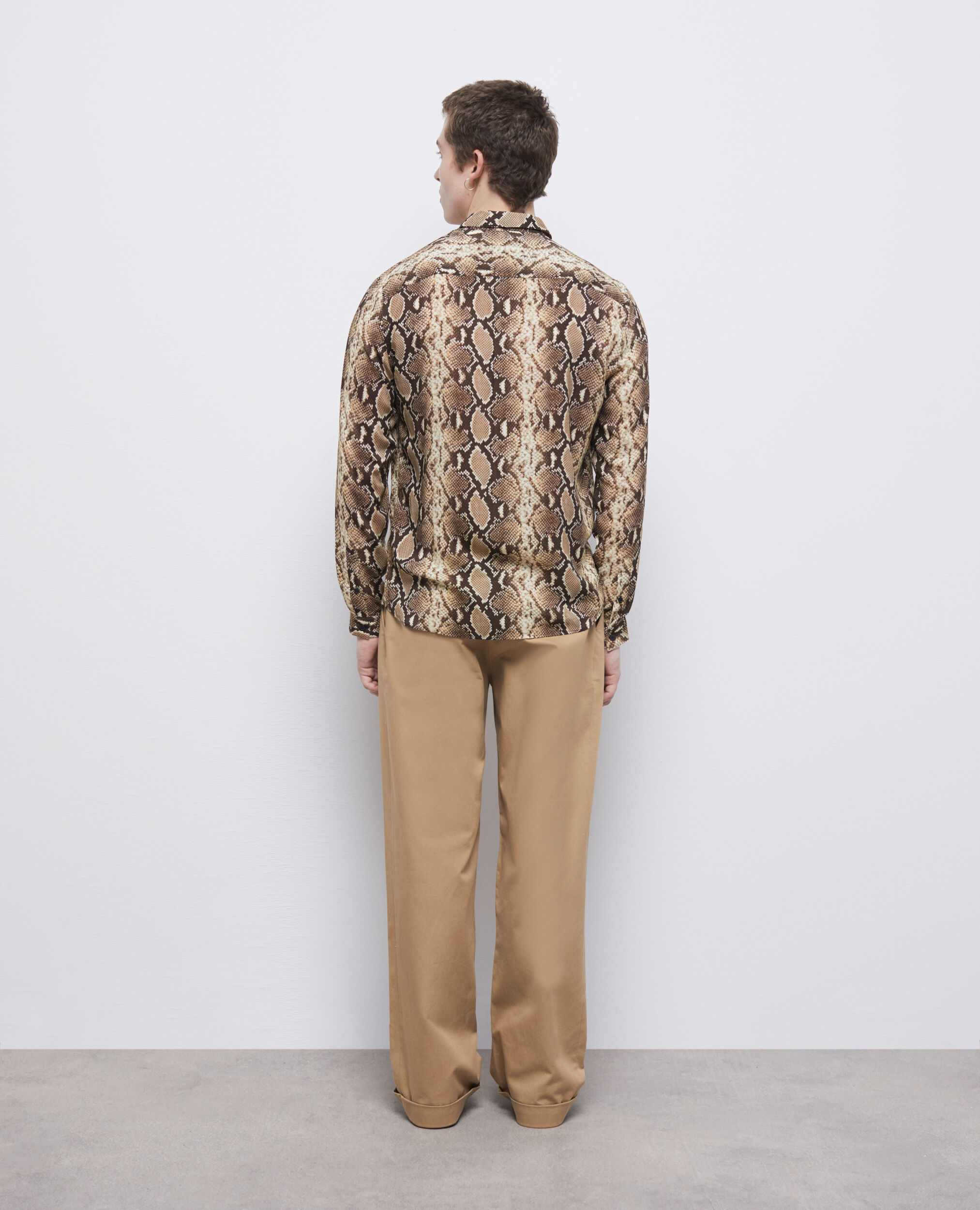 Chemise casual python