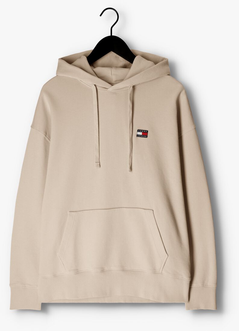 TOMMY JEANS beige tommy jeans sweater tjm rlx xs badge hoodie