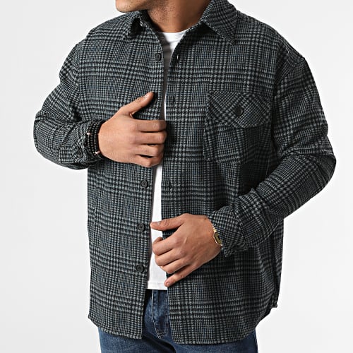 Surchemise KD666 Noir Bleu Marine