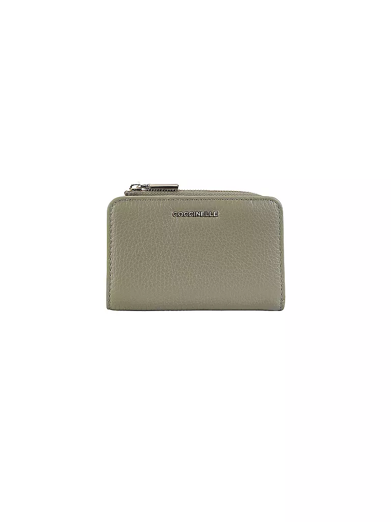 COCCINELLE Geldbörse METALLIC SOFT olive