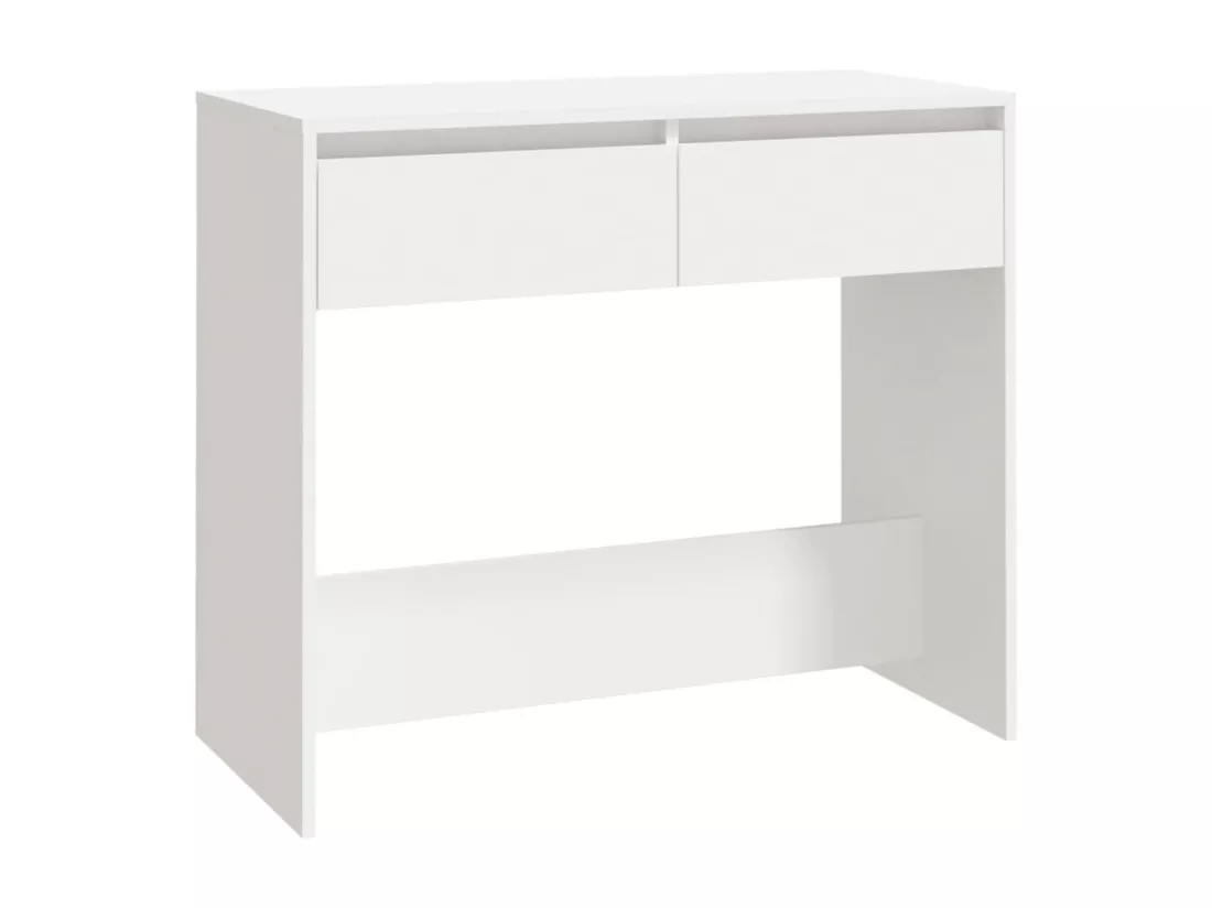 Table console Blanc 89x41x76,5 cm Acier