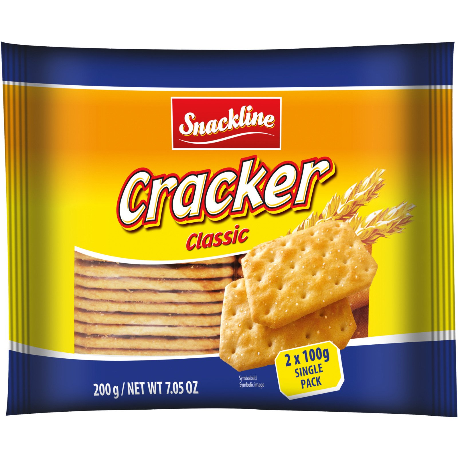 Snackline Cracker classic Salz 2 x 100 g