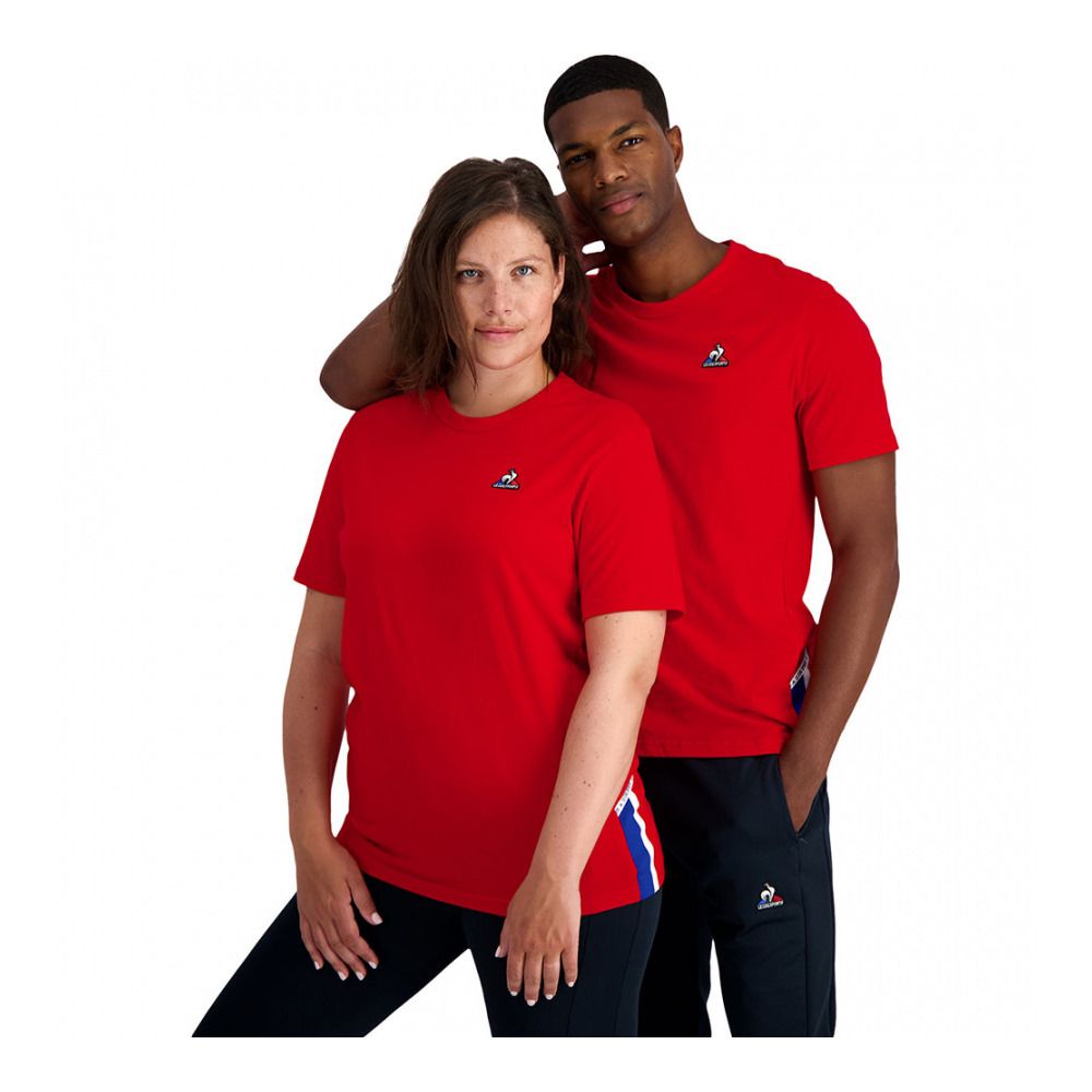 Le Coq Sportif TRI - Tee-shirt rouge electro