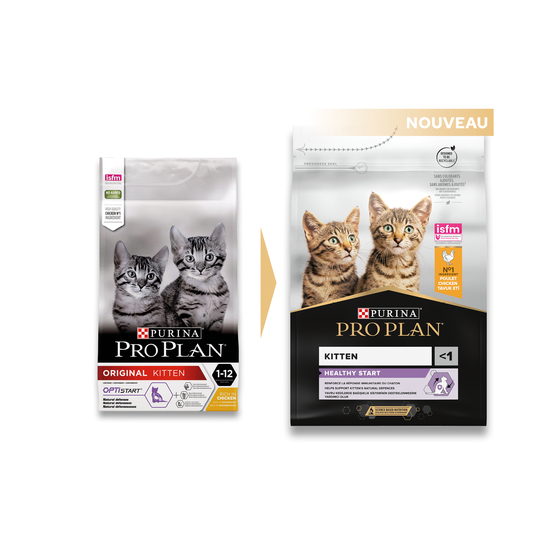 Croquettes au poulet pour chatons 1,5kg