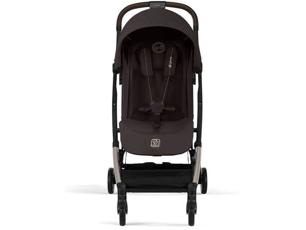 CYBEX Gold Buggy Orfeo Cocolate Brown Kompakter Reisebuggy mit Handgepäckmasse