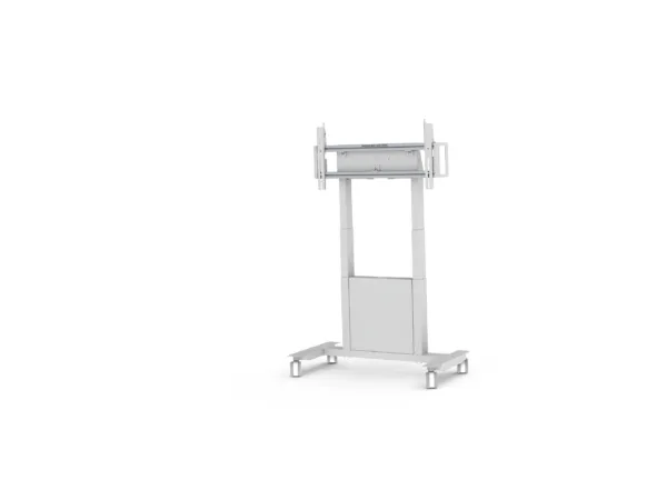 SMS Func Mobile Motorized - Vogn med hjul - motoriseret - for LCD display - hvid