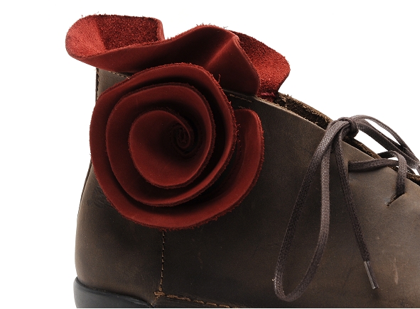 Loints boots bottine plates femme 68463 marron