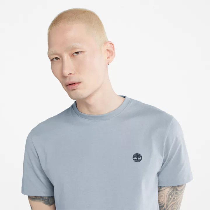T-shirt Dunstan River pour homme en bleu clair