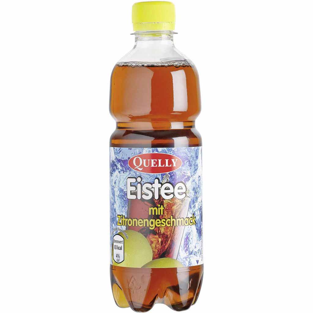 6x Quelly Eistee Zitrone PET á 500ml=3L MHD:15.6.25